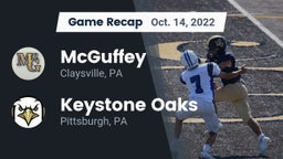 Recap: McGuffey  vs. Keystone Oaks  2022