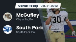 Recap: McGuffey  vs. South Park  2022