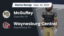 Recap: McGuffey  vs. Waynesburg Central  2023