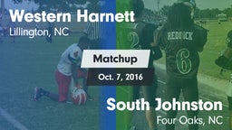 Matchup: Western Harnett vs. South Johnston  2016