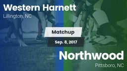 Matchup: Western Harnett vs. Northwood  2017