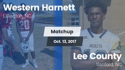 Matchup: Western Harnett vs. Lee County  2017