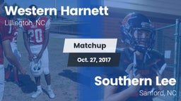 Matchup: Western Harnett vs. Southern Lee  2017