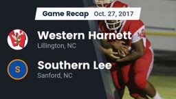 Recap: Western Harnett  vs. Southern Lee  2017