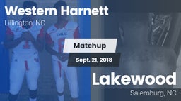 Matchup: Western Harnett vs. Lakewood  2018