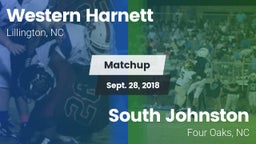 Matchup: Western Harnett vs. South Johnston  2018