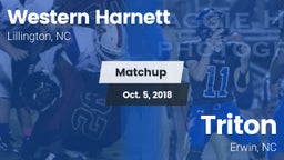 Matchup: Western Harnett vs. Triton  2018
