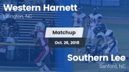 Matchup: Western Harnett vs. Southern Lee  2018