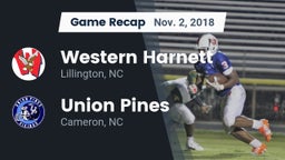 Recap: Western Harnett  vs. Union Pines  2018