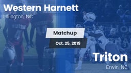 Matchup: Western Harnett vs. Triton  2019