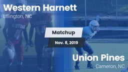 Matchup: Western Harnett vs. Union Pines  2019