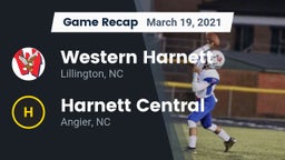 Recap: Western Harnett  vs. Harnett Central  2021