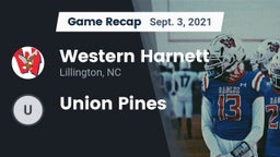 Recap: Western Harnett  vs. Union Pines 2021