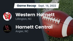 Recap: Western Harnett  vs. Harnett Central  2022