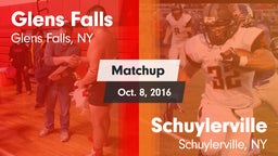 Matchup: Glens Falls vs. Schuylerville  2016