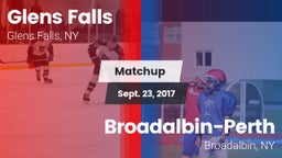 Matchup: Glens Falls vs. Broadalbin-Perth  2017