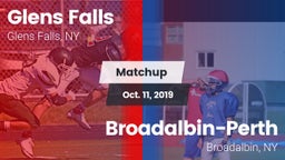 Matchup: Glens Falls vs. Broadalbin-Perth  2019