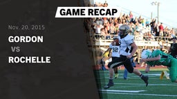 Recap: Gordon  vs. Rochelle 2015