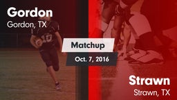 Matchup: Gordon vs. Strawn  2016