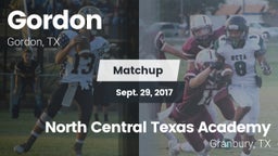 Matchup: Gordon vs. North Central Texas Academy 2017