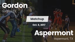 Matchup: Gordon vs. Aspermont  2017
