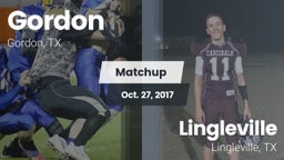 Matchup: Gordon vs. Lingleville  2017