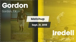 Matchup: Gordon vs. Iredell  2018