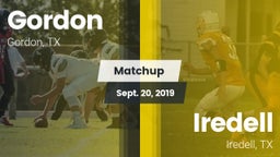 Matchup: Gordon vs. Iredell  2019