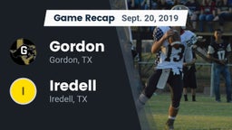Recap: Gordon  vs. Iredell  2019