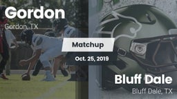 Matchup: Gordon vs. Bluff Dale  2019