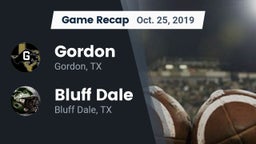 Recap: Gordon  vs. Bluff Dale  2019