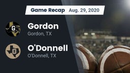 Recap: Gordon  vs. O'Donnell  2020