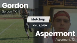 Matchup: Gordon vs. Aspermont  2020