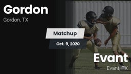 Matchup: Gordon vs. Evant  2020