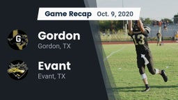 Recap: Gordon  vs. Evant  2020