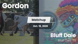 Matchup: Gordon vs. Bluff Dale  2020