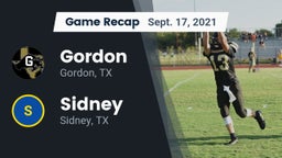 Recap: Gordon  vs. Sidney  2021