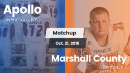 Matchup: Apollo vs. Marshall County  2016