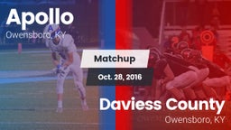 Matchup: Apollo vs. Daviess County  2016