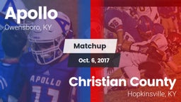 Matchup: Apollo vs. Christian County  2017