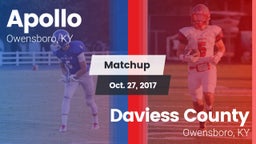 Matchup: Apollo vs. Daviess County  2017