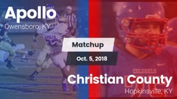 Matchup: Apollo vs. Christian County  2018