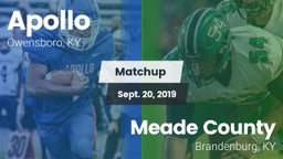 Matchup: Apollo vs. Meade County  2019
