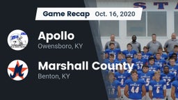 Recap: Apollo  vs. Marshall County  2020