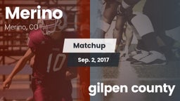 Matchup: Merino vs. gilpen county 2017