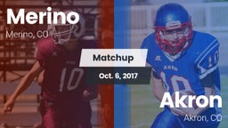 Matchup: Merino vs. Akron  2017