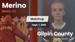 Matchup: Merino vs. Gilpin County  2018