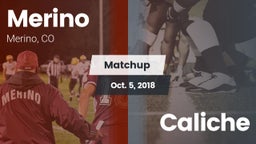 Matchup: Merino vs. Caliche  2018