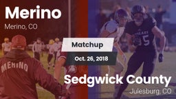 Matchup: Merino vs. Sedgwick County  2018