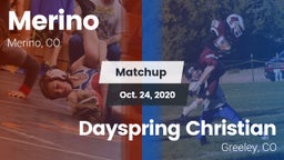 Matchup: Merino vs. Dayspring Christian  2020